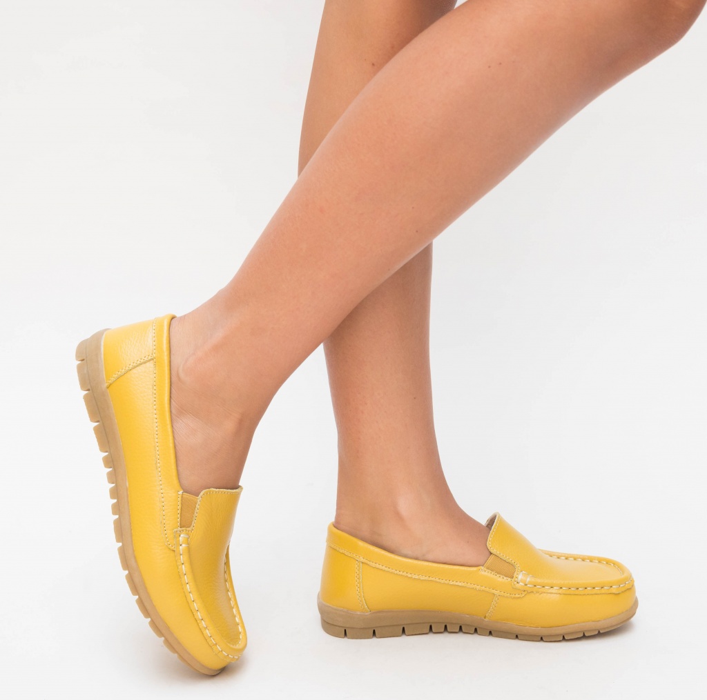 Pantofi Casual Kives Galbeni ieftini cu comanda online