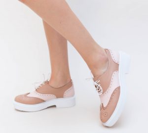 Pantofi Casual Wana Nude ieftini cu comanda online