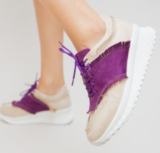 Pantofi Sport Alinos Mov ieftini cu comanda online