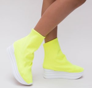 Pantofi Sport Emma Galbeni ieftini cu comanda online